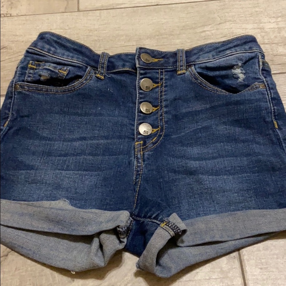 Denim shorts